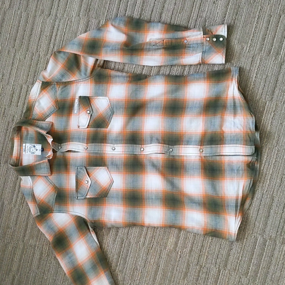 Men's Diesel snap button shirt